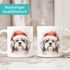 Tasse Hunde-Motiv Weihnachten Weihnachtsmütze lustig Hunderassen Geschenk Hundebesitzer Aquarell SpecialMe®preview