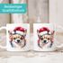 Tasse Hunde-Motiv Weihnachten Weihnachtsmütze lustig Hunderassen Geschenk Hundebesitzer Aquarell SpecialMe®preview