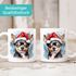 Tasse Hunde-Motiv Weihnachten Weihnachtsmütze lustig Hunderassen Geschenk Hundebesitzer Aquarell SpecialMe®preview