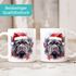 Tasse Hunde-Motiv Weihnachten Weihnachtsmütze lustig Hunderassen Geschenk Hundebesitzer Aquarell SpecialMe®preview