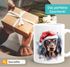 Tasse Hunde-Motiv Weihnachten Weihnachtsmütze lustig Hunderassen Geschenk Hundebesitzer Aquarell SpecialMe®preview