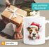 Tasse Hunde-Motiv Weihnachten Weihnachtsmütze lustig Hunderassen Geschenk Hundebesitzer Aquarell SpecialMe®preview