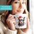 Tasse Hunde-Motiv Weihnachten Weihnachtsmütze lustig Hunderassen Geschenk Hundebesitzer Aquarell SpecialMe®preview