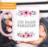 Tasse Ich hasse Menschen Ich hasse Menschen Blumige Blumen personalisierbar Grüße Kaffeetasse Teetasse Keramiktasse MoonWorks®preview