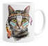 Tasse Katze mit Federn Kaffeetasse Teetasse Keramiktasse Autiga®preview