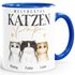Tasse Katzen-Papa personalisiert mit bis zu 3 Katzenfiguren und Wunschnamen Geschenke zum Vatertag SpecialMe®preview