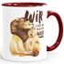 Tasse Liebe Geschenk Wir gegen den Rest der Welt Spruch Löwe Paar Liebesspuch MoonWorks®preview