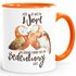Tasse Liebe ist nur ein Wort Eule Geschenk Liebe Spruch Tasse Liebessprüche MoonWorks®preview