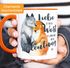 Tasse Liebe ist nur ein Wort Fuchs Geschenk Liebe Spruch Tasse Liebessprüche Kaffee-Tasse für Verliebte MoonWorks®preview