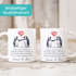 Tasse Liebe Liebeserklärung Heiratsantrag Pinguin Paar Spruch personalisiert Namen Ein Leben lang SpecialMe®preview