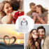 Tasse Liebe Liebeserklärung Heiratsantrag Pinguin Paar Spruch personalisiert Namen Ein Leben lang SpecialMe®preview