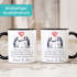 Tasse Liebe Liebeserklärung Heiratsantrag Pinguin Paar Spruch personalisiert Namen Ein Leben lang SpecialMe®preview
