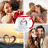 Tasse Liebe Liebeserklärung Heiratsantrag Pinguin Paar Spruch personalisiert Namen Ein Leben lang SpecialMe®preview