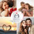 Tasse Liebe Liebeserklärung Heiratsantrag Pinguin Paar Spruch personalisiert Namen Ein Leben lang SpecialMe®preview