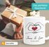 Tasse Liebe personalisiert mit Namen und Datum Motiv Hände Herz Geschenk Jahrestag Partner Mann Frau SpecialMe®preview