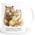 Tasse Liebe Spruch mit dir kann ich träumen Geschenk Valentinstag Weihnachten Liebesspruch verliebte Bären MoonWorks®preview