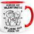 Tasse Liebes-Geschenk personalisiert Mann Frau Valentinstag Spruch Lustig Ich liebe Dich SpecialMe®preview