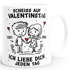 Tasse Liebes-Geschenk personalisiert Mann Frau Valentinstag Spruch Lustig Ich liebe Dich SpecialMe®preview