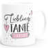 Tasse Lieblings-{style_variation_string} personalisierbar mit Namen persönliche Geschenke kleines Dankeschön SpecialMe®preview