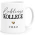 Tasse Lieblingskollege Lieblingskollegin Geschenkidee personalisiert mit Name Herz Wunschname SpecialMe®preview