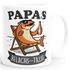 Tasse Lustig Wortspiel Lachs Relax Geschenkidee für Papa zum Vatertag Angler Keramik Becher MoonWorks®preview