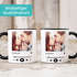 Tasse mit Foto Song Cover Playlist Musik Liebes-Geschenk Freundschaft personalisiert mit Bild und Wunsch-Text SpecialMe®preview