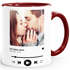 Tasse mit Foto Song Cover Playlist Musik Liebes-Geschenk Freundschaft personalisiert mit Bild und Wunsch-Text SpecialMe®preview