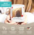 Tasse mit Foto und Wunschtext Foto-Geschenk Fototasse personalisiert 3 eigene Bilder im Fotorahmen mit Herz SpecialMe®preview