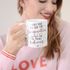 Tasse mit Herz-Henkel Geschenk beste Freundin mit Name personalisierbar Spruch Du bist mehr als nur eine Freundin SpecialMe®preview