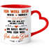 Tasse mit Herz-Henkel Liebes-Spruch Ich will dich heute morgen...Liebeserklärung ich liebe dich Geschenkidee Valentinstag Freund/Freundin/Partner SpecialMe®preview