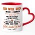 Tasse mit Herz-Henkel Liebes-Spruch Ich will dich heute morgen...Liebeserklärung ich liebe dich Geschenkidee Valentinstag Freund/Freundin/Partner SpecialMe®preview