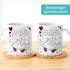 Tasse mit Herz-Henkel personalisierbar Sprüche Liebe Pärchen mit Liebesbotschaft persönliches Geschenk für Partner, Verliebte, Paare SpecialMe®preview