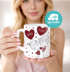 Tasse mit Herz-Henkel personalisierbar Sprüche Liebe Pärchen mit Liebesbotschaft persönliches Geschenk für Partner, Verliebte, Paare SpecialMe®preview
