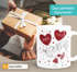 Tasse mit Herz-Henkel personalisierbar Sprüche Liebe Pärchen mit Liebesbotschaft persönliches Geschenk für Partner, Verliebte, Paare SpecialMe®preview