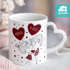 Tasse mit Herz-Henkel personalisierbar Sprüche Liebe Pärchen mit Liebesbotschaft persönliches Geschenk für Partner, Verliebte, Paare SpecialMe®preview