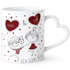 Tasse mit Herz-Henkel personalisierbar Sprüche Liebe Pärchen mit Liebesbotschaft persönliches Geschenk für Partner, Verliebte, Paare SpecialMe®preview