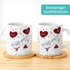 Tasse mit Herz-Henkel personalisierbar Sprüche Liebe Pärchen mit Liebesbotschaft persönliches Geschenk für Partner, Verliebte, Paare SpecialMe®preview