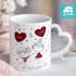 Tasse mit Herz-Henkel personalisierbar Sprüche Liebe Pärchen mit Liebesbotschaft persönliches Geschenk für Partner, Verliebte, Paare SpecialMe®preview