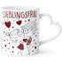 Tasse mit Herz-Henkel personalisierbar Sprüche Liebe Pärchen mit Liebesbotschaft persönliches Geschenk für Partner, Verliebte, Paare SpecialMe®preview