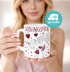 Tasse mit Herz-Henkel personalisierbar Sprüche Liebe Pärchen mit Liebesbotschaft persönliches Geschenk für Partner, Verliebte, Paare SpecialMe®preview