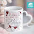 Tasse mit Herz-Henkel personalisierbar Sprüche Liebe Pärchen mit Liebesbotschaft persönliches Geschenk für Partner, Verliebte, Paare SpecialMe®preview