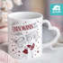 Tasse mit Herz-Henkel personalisierbar Sprüche Liebe Pärchen mit Liebesbotschaft persönliches Geschenk für Partner, Verliebte, Paare SpecialMe®preview