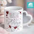 Tasse mit Herz-Henkel personalisierbar Sprüche Liebe Pärchen mit Liebesbotschaft persönliches Geschenk für Partner, Verliebte, Paare SpecialMe®preview