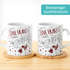 Tasse mit Herz-Henkel personalisierbar Sprüche Liebe Pärchen mit Liebesbotschaft persönliches Geschenk für Partner, Verliebte, Paare SpecialMe®preview