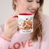 Tasse mit Herz-Henkel Spruch Ich Deins Du Meins Wir Eins Geschenk Liebe Valentinstag Jahrestag Fuchs SpecialMe®preview