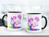 Tasse mit Innenfarbe Kotzendens Einhorn Brechend glänzend Kaffeetasse Teetasse Keramiktasse MoonWorks®preview