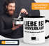 MoonWorks Turnbeutel Mit Spruch – 'Liebe Ist Aus, Aber Wir Haben Noch Gin' – Aus Baumwolle, 12 Liter