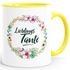 Tasse mit Innenfarbe Lieblingstante Geschenk für Tante Familie  glänzend Kaffeetasse Teetasse Keramiktasse MoonWorks®preview