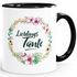 Tasse mit Innenfarbe Lieblingstante Geschenk für Tante Familie  glänzend Kaffeetasse Teetasse Keramiktasse MoonWorks®preview