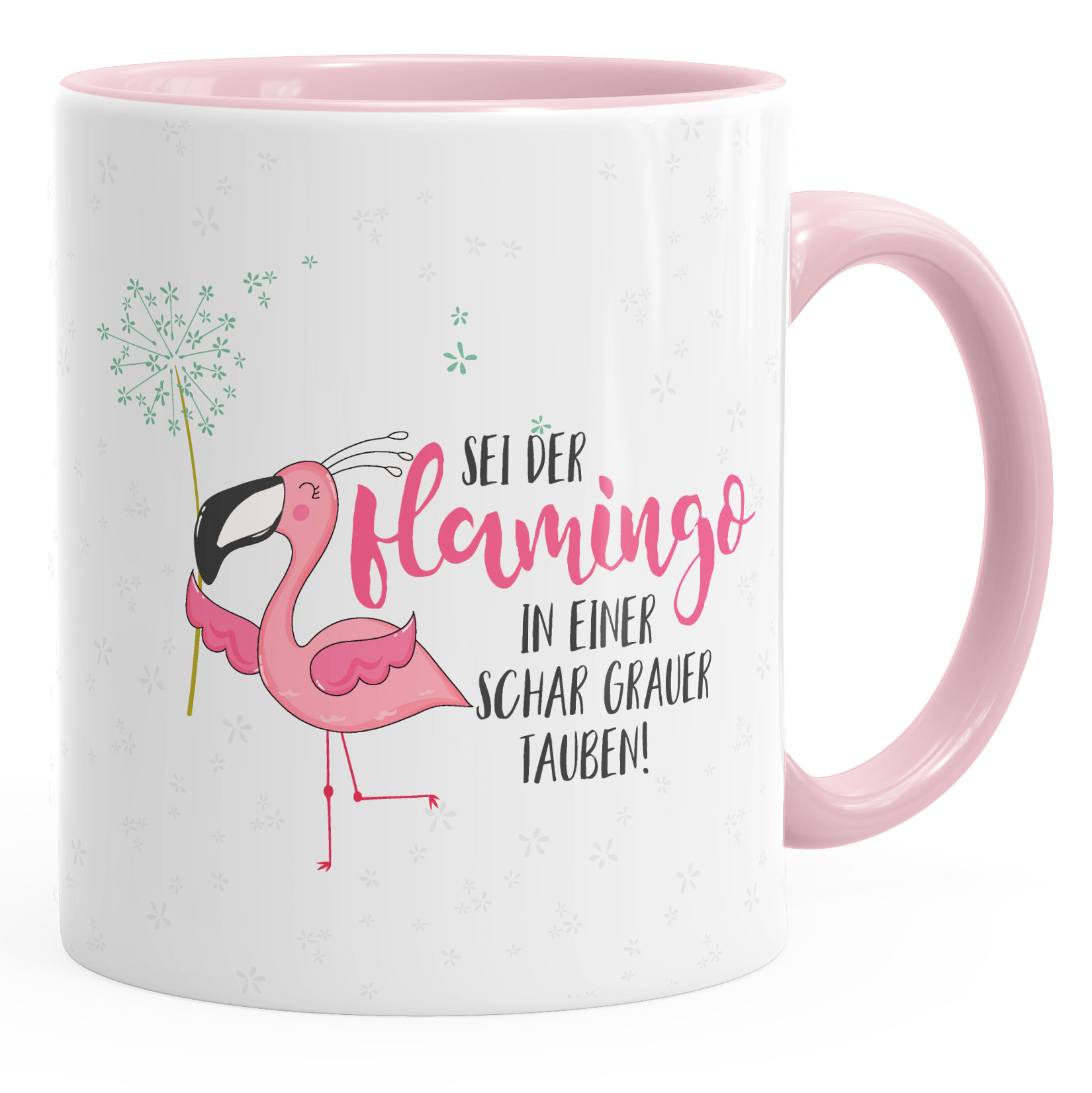 Sac En Tissu MoonWorks – 'Sois Le Flamant Rose' – Original Et Drôle